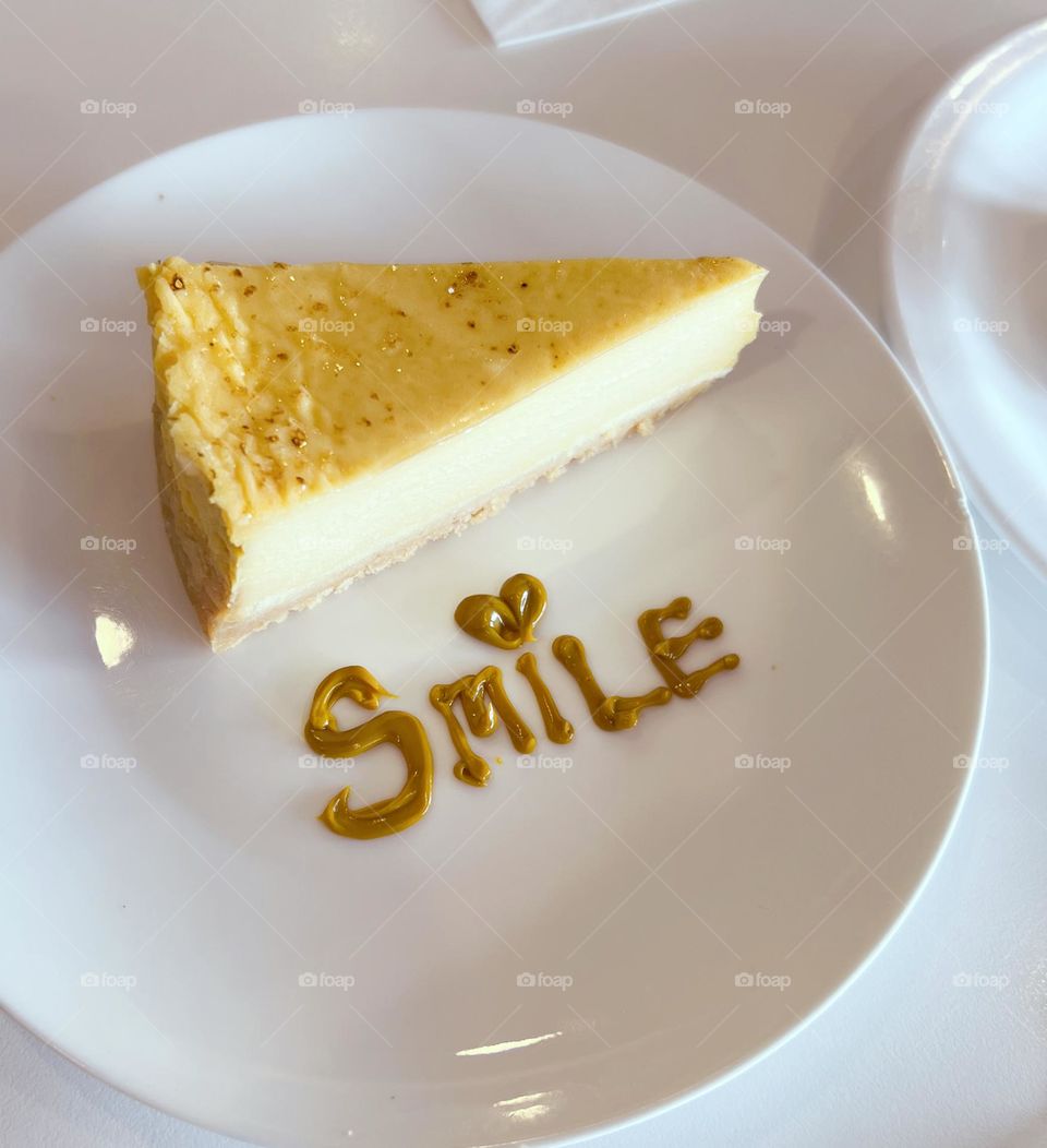 Smile with cake