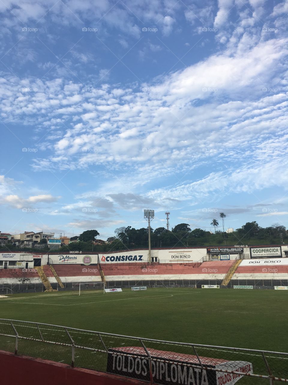 Estádio Jayme Cintra - daqui a pouco tem Paulista x Comercial!