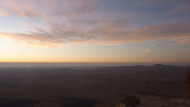 Sunrise Over Desert
