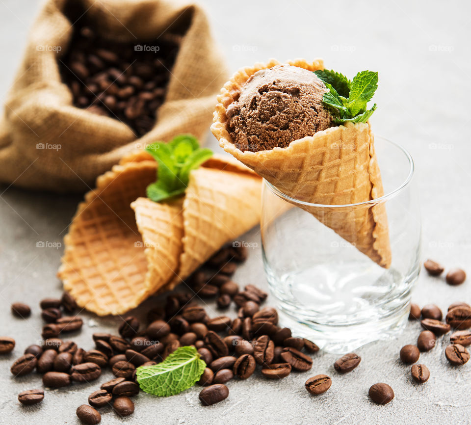 Chocolate ice cream 