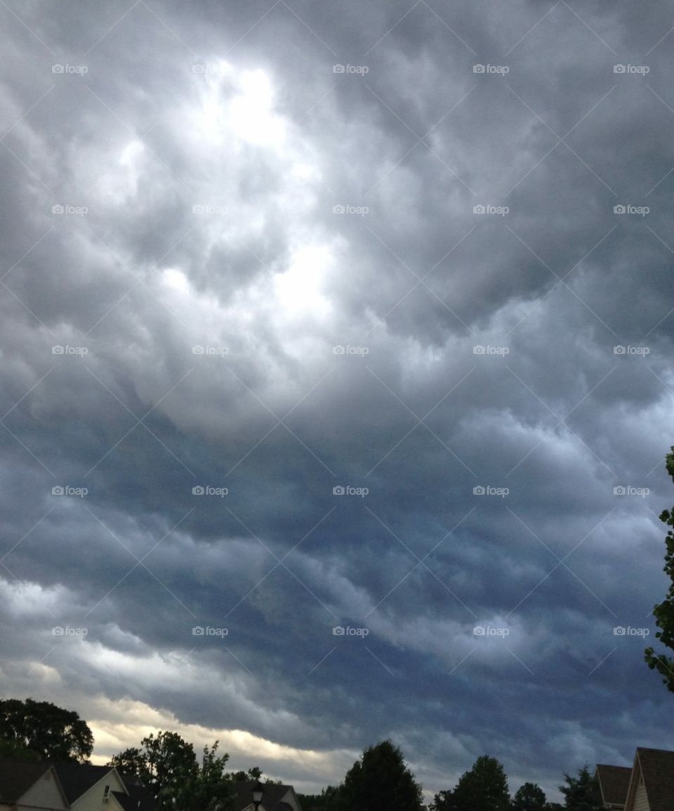 Which animal do you see in the clouds?