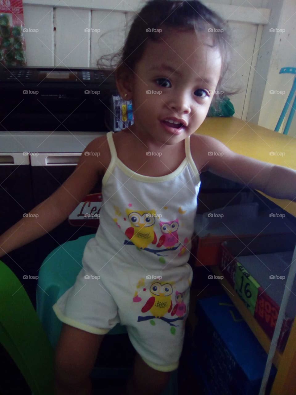 Our daughter is reaching  her early milestones and looking on top of the world now after a period of ill health in her early months.