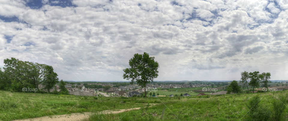 Hill Overlooking Village