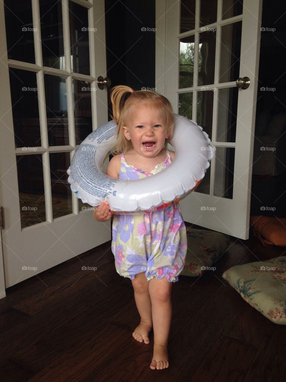 Summertime pool time