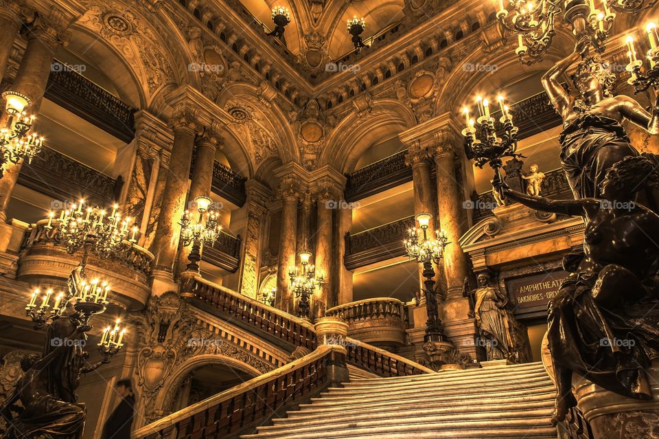 Paris Opera House Grand Staircase.