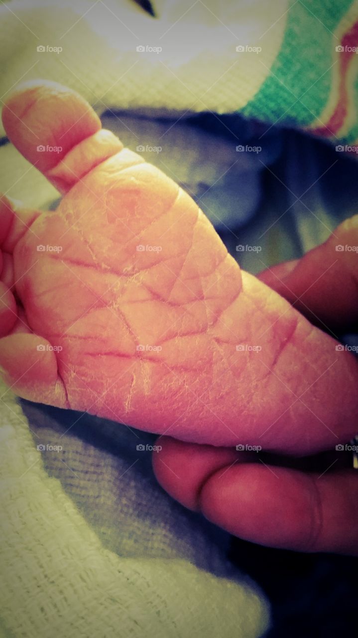 newborn foot 