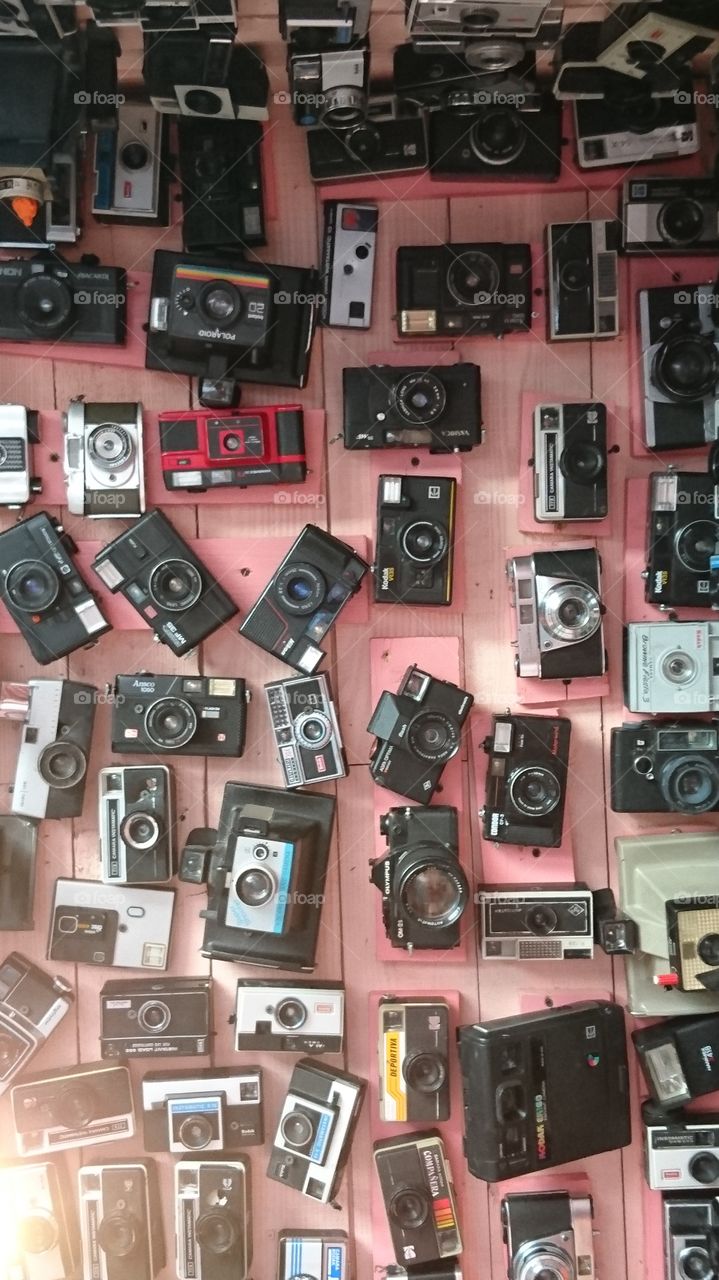 ceiling of cameras