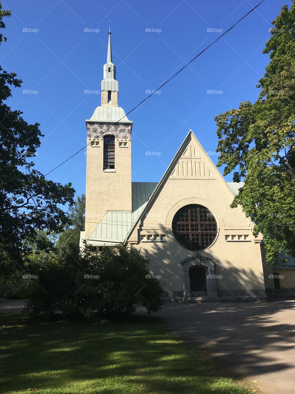 Lutheran church in a Russian city