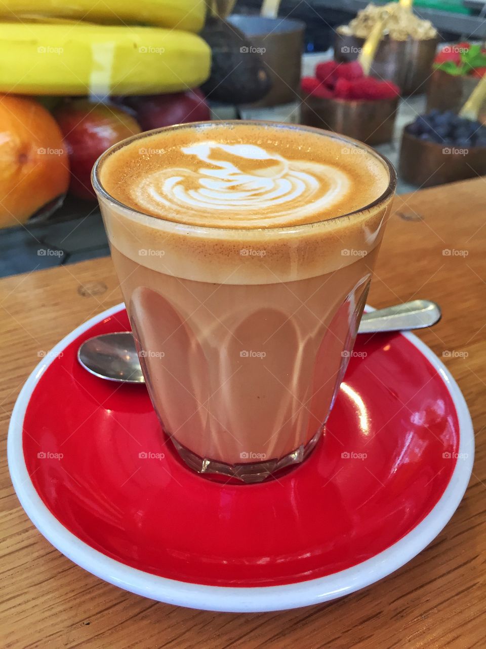 Close-up of coffee on table