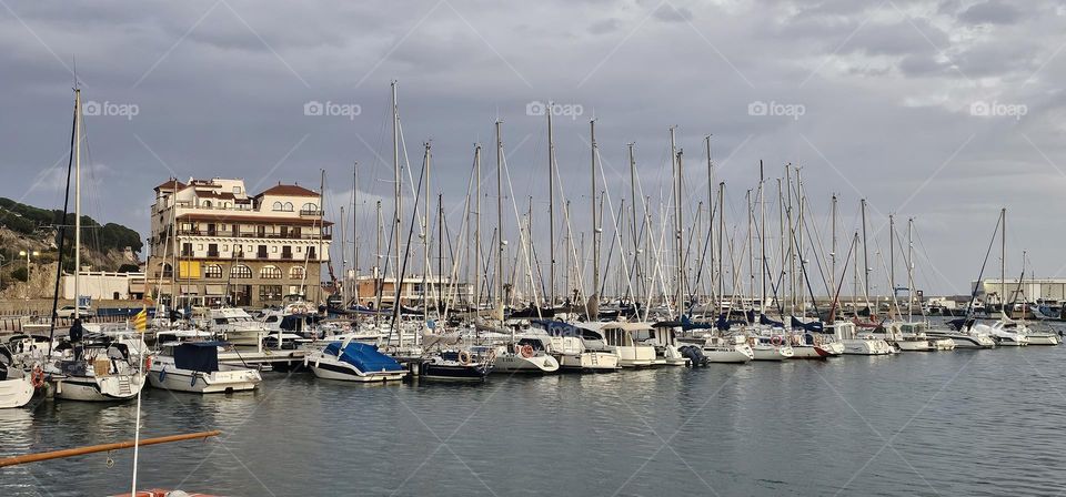 Puerto de Arenys de Mar Catalunya (España)