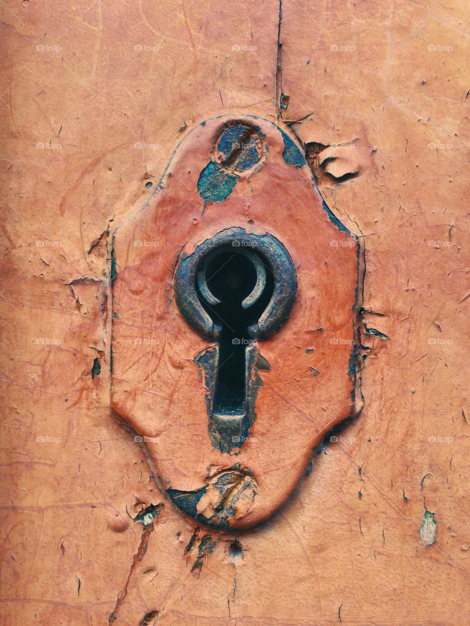 Old keyhole - macro 