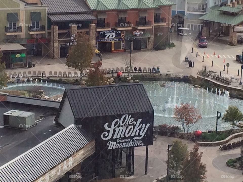 View from Ferris wheel 