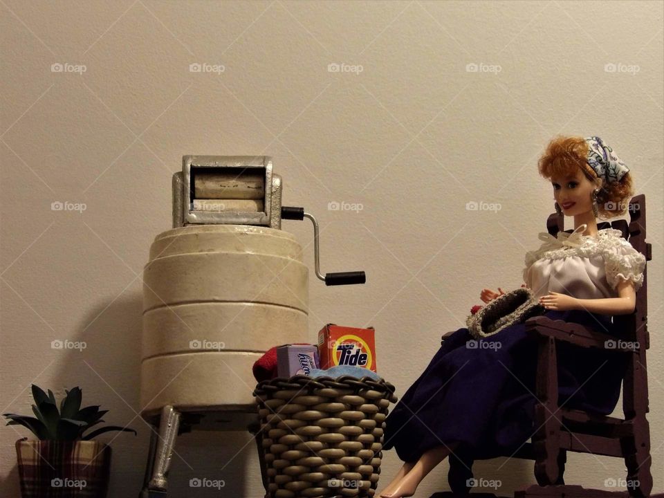 A Nostalgic Laundry Scene