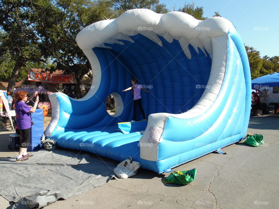 air 🏄 surf. This was a featured attraction at the Oct festival 2015 in Graham Texas.
