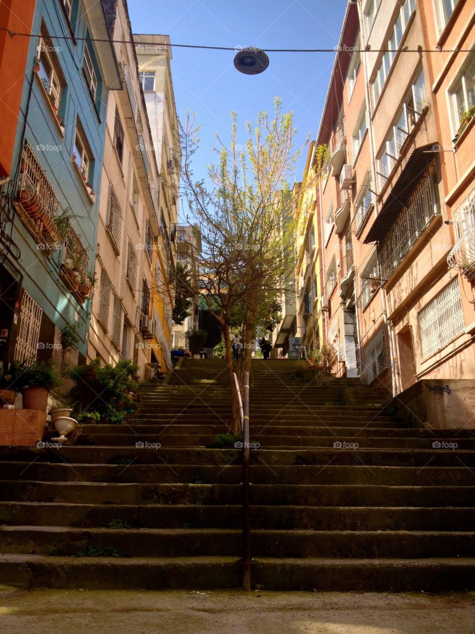 Istanbul Hidden Stairwell 