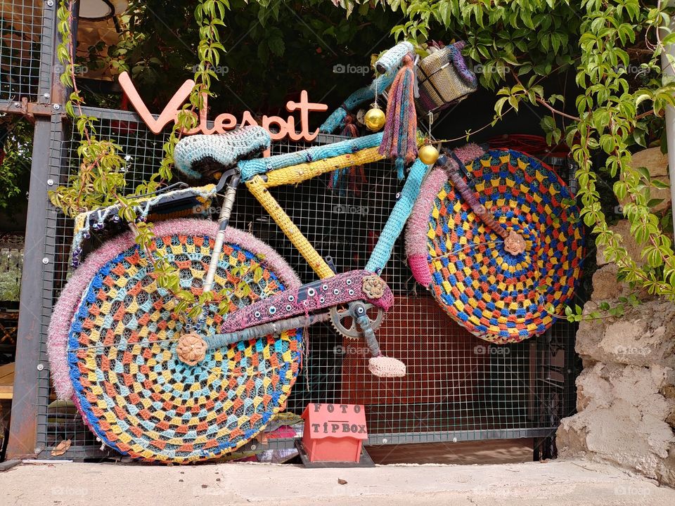 Bike Decoration in Antalya Old City
