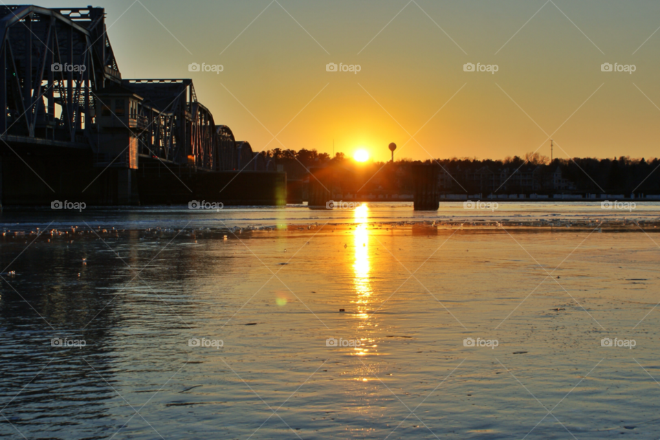 winter landscape sky pretty by somebeach