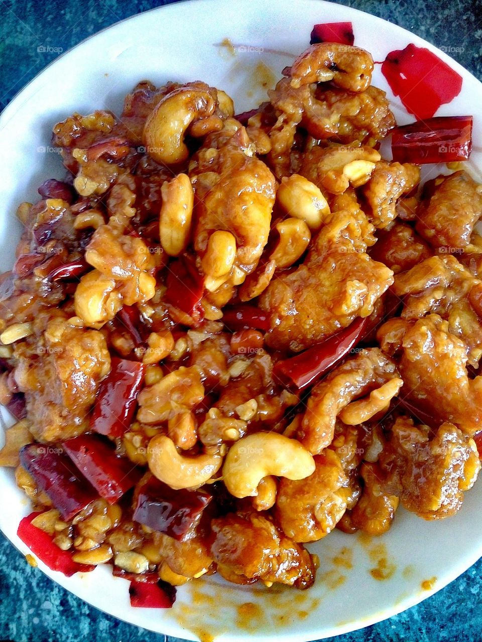 Fried Chicken with Cashews
