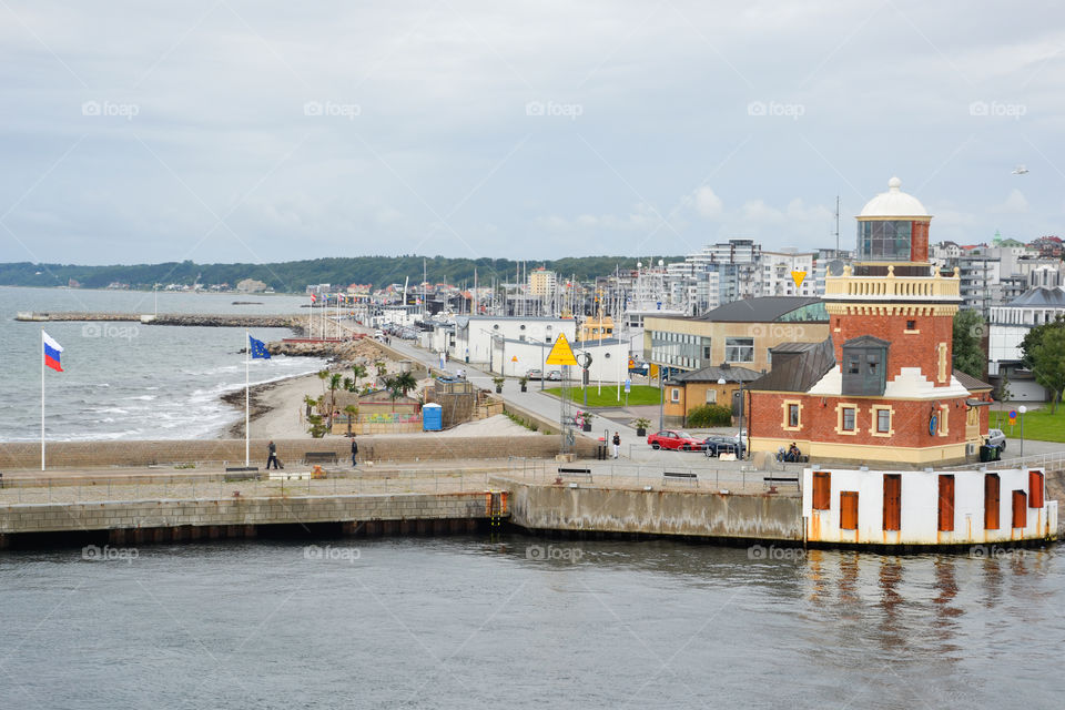 Helsingborg Harbor in Sweden.