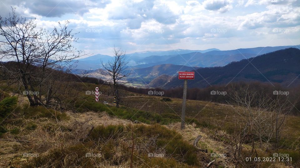 The border strip between Poland and Ukraine