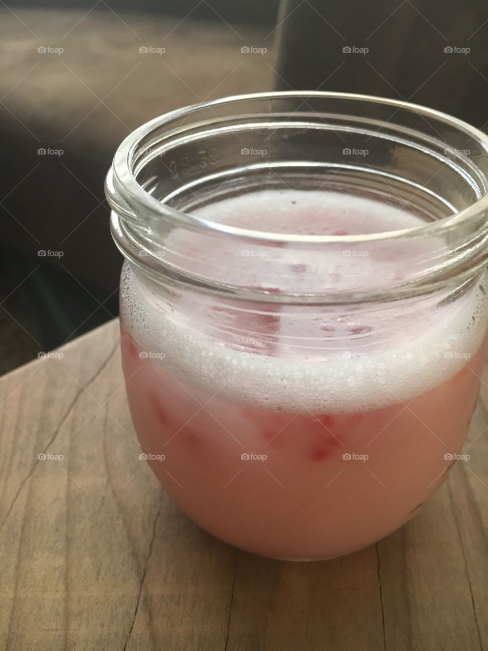 A pink drink
