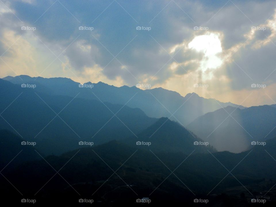 Fansipan Mountain Range.