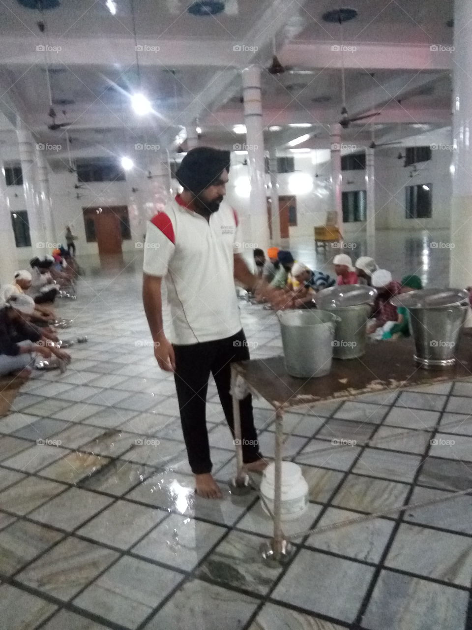 THE BEST CUSTOM IN SIKHISM OF FREE KITCHEN KNOWN AS "GURU KA LANGAR" ALWAYS AVAILABLE IN EVERY GURUDUARA SAHAB IN THE WORLD.