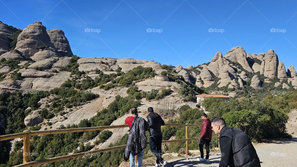 Montañas de Montserrat catalunya (España)