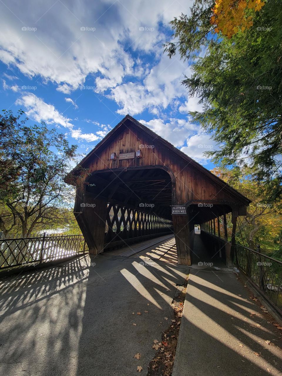 Middle Bridge in Woodstock, VT