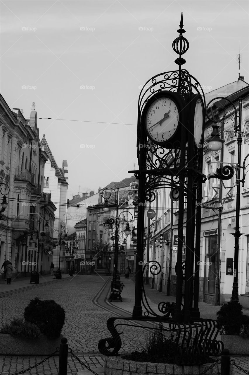 Miasto czarno białe