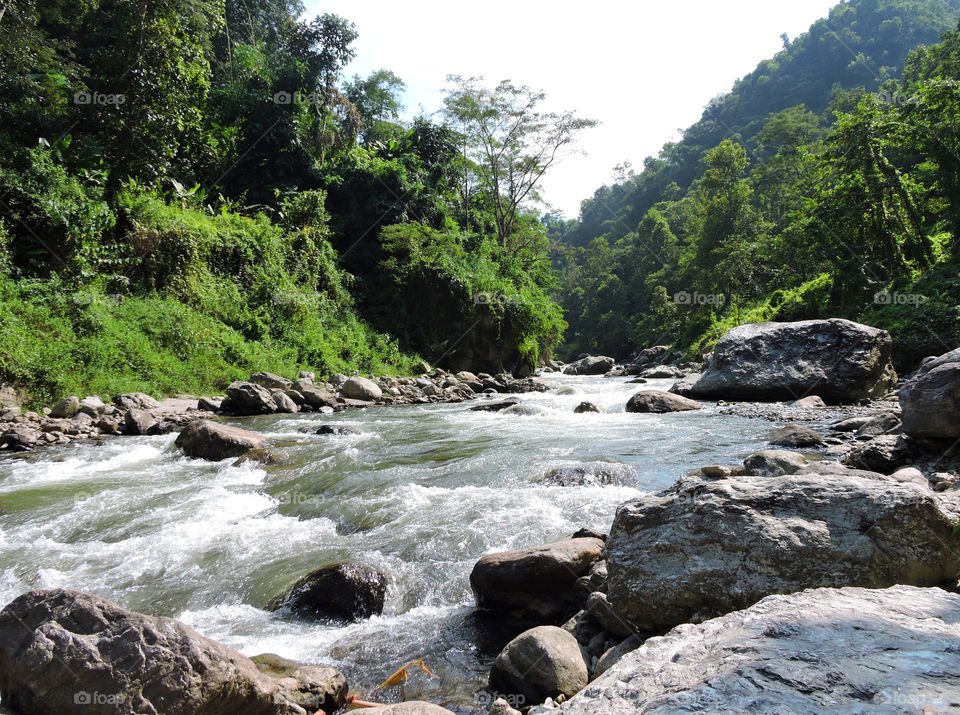 flowing river