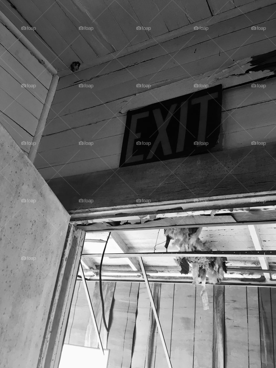 Monochrome, Architecture, No Person, Abandoned, Window