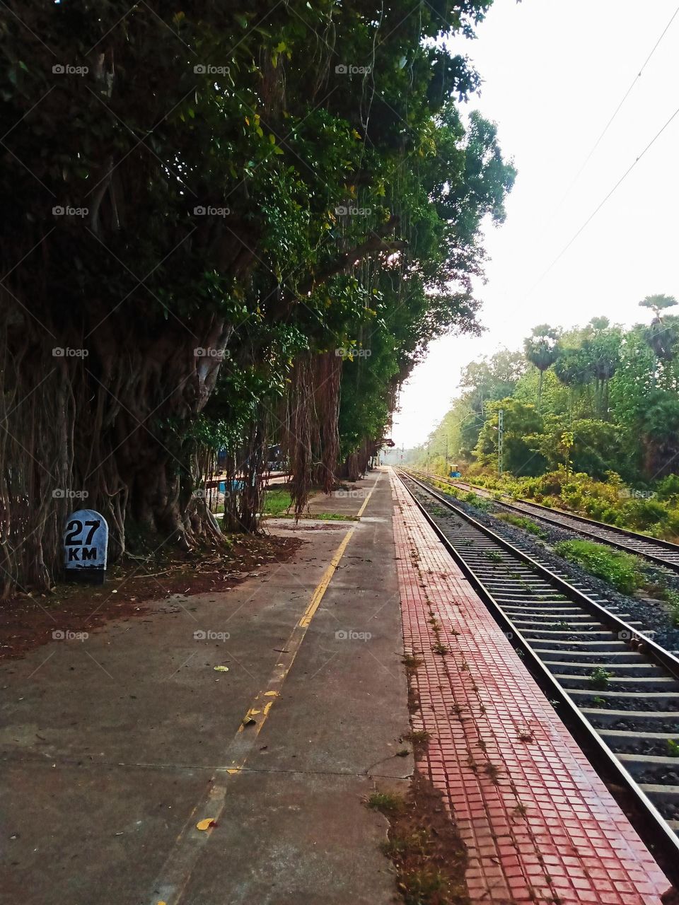 Muthalamada railway station; gateway to the tranquil beauty of rural Kerala.