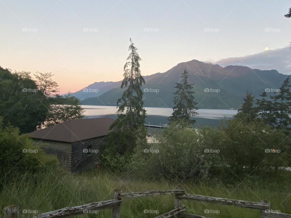 Lake Crescent from the cabins