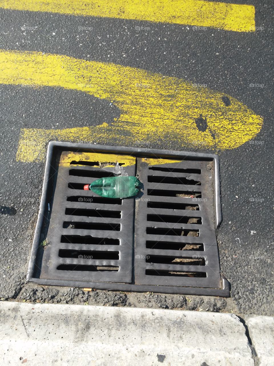 Old bottle on the way 