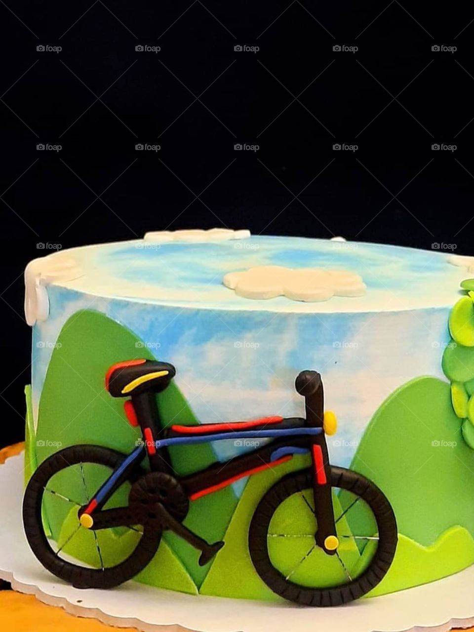 You can find  lonely bicycle, even on a cake