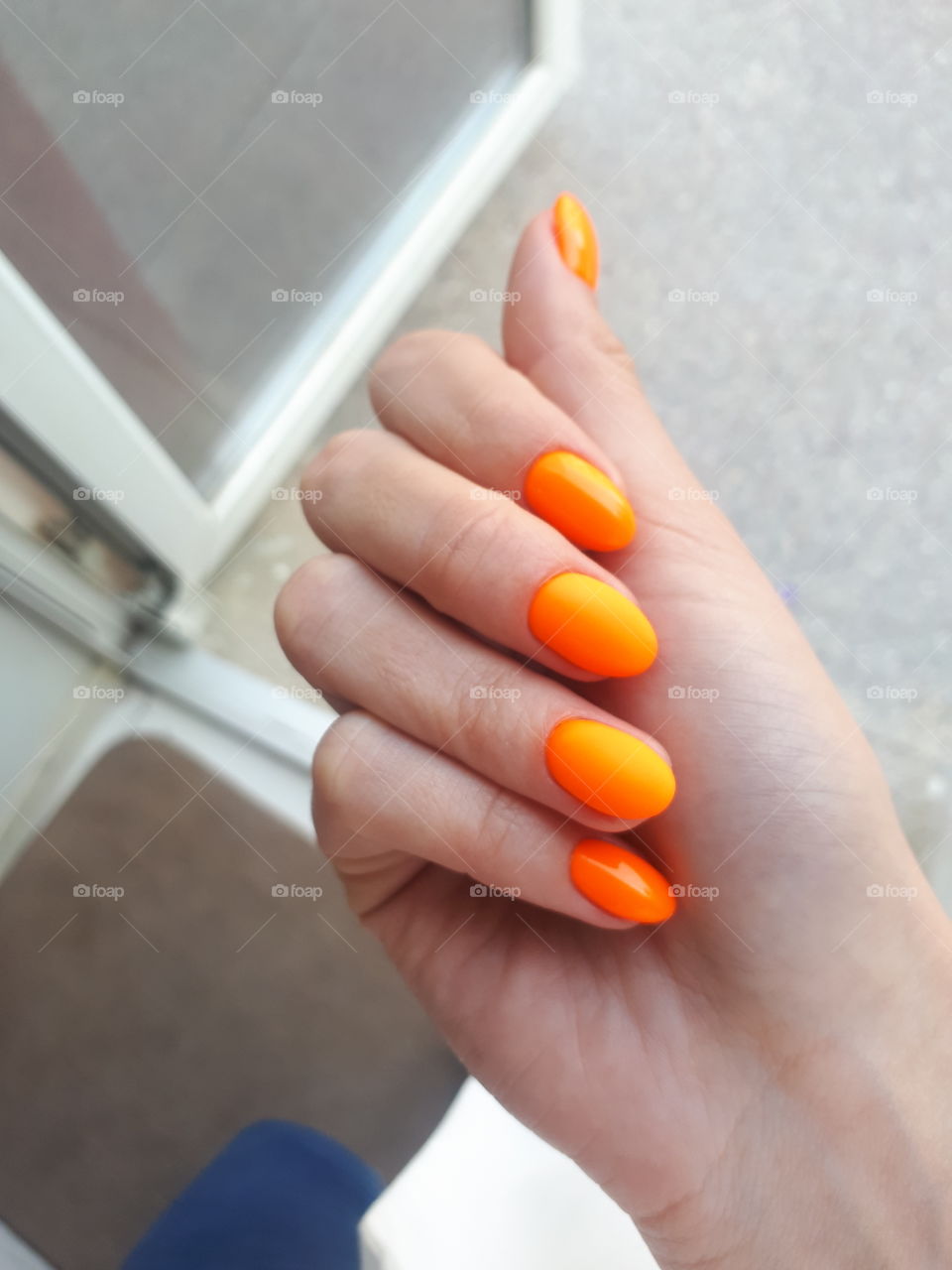 acid orange nails