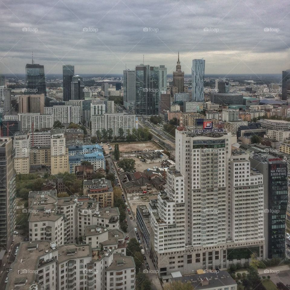Warsaw from above