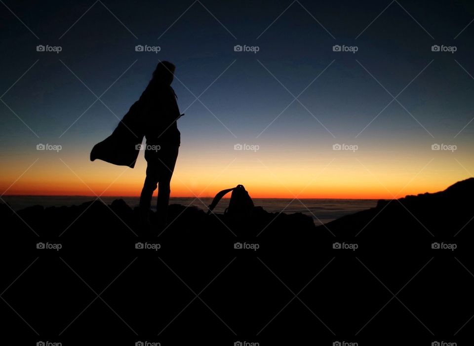 Superwoman on top of the world #Haleakalā #Hawaii