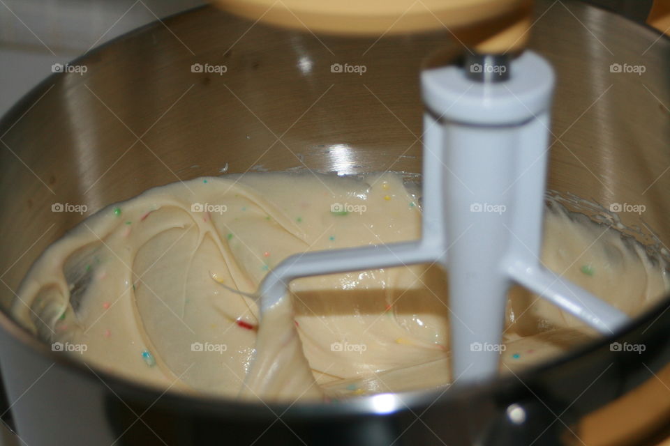 Cake batter 