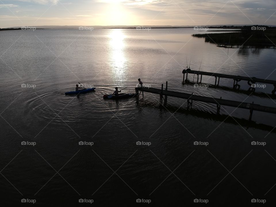 Kayaking at Clayton Bay