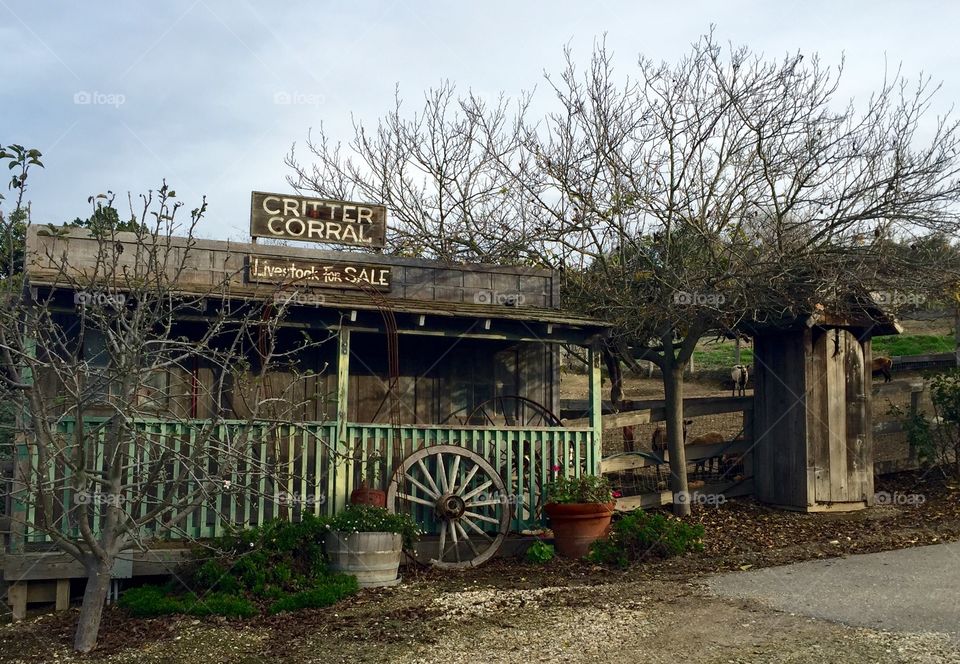 

A rural workshop house