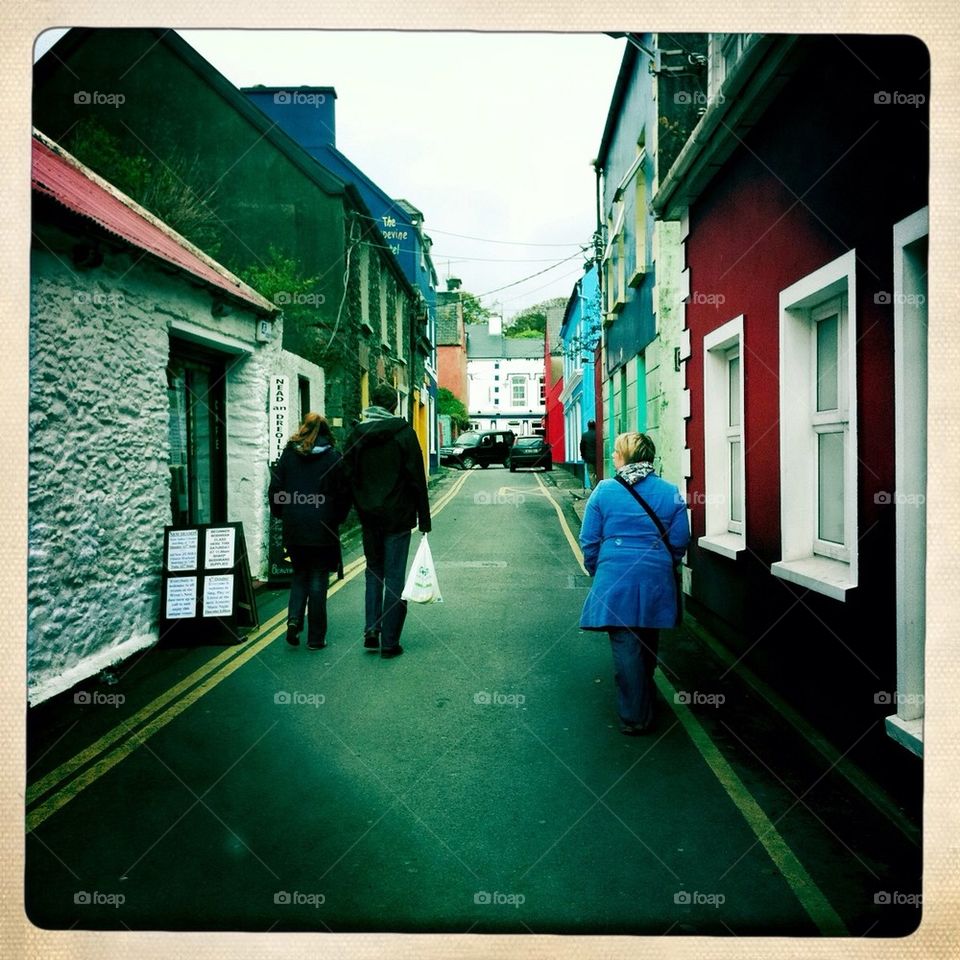 Dingle back street, Kerry.