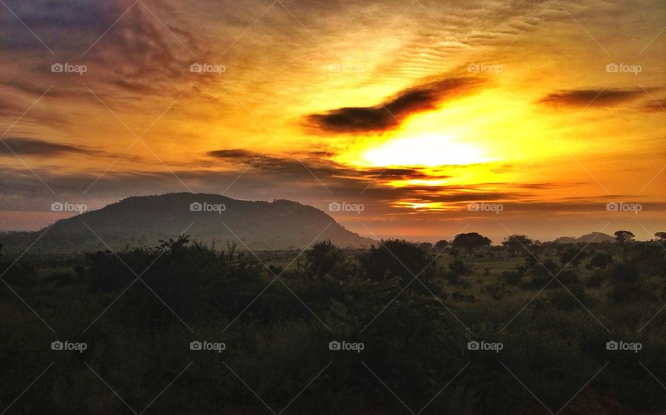 Tsavo East sunrise