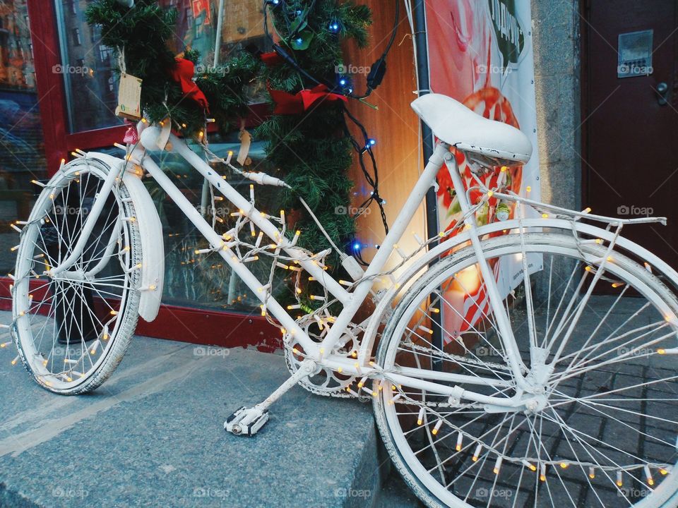 Decorative old bike