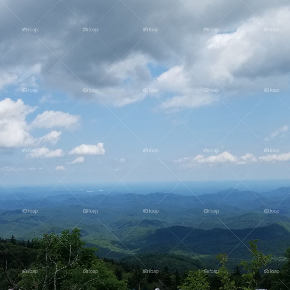 view from the mountain