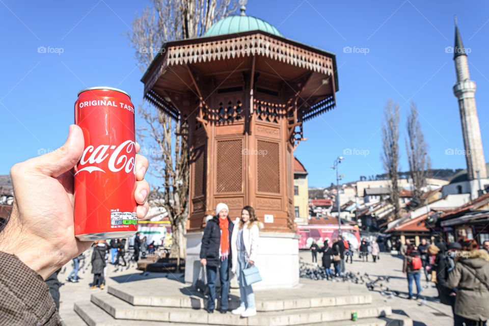 Coca-Cola on Baščaršija