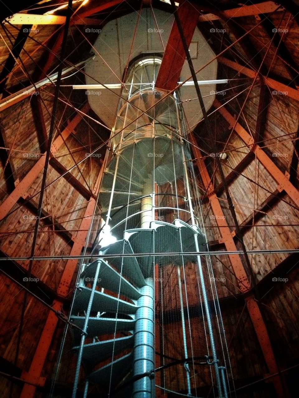 Gotska Sandön lighthouse interior