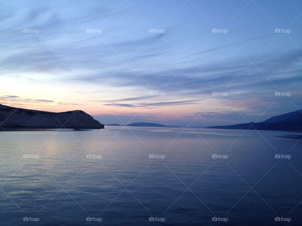 Last croatian sunset