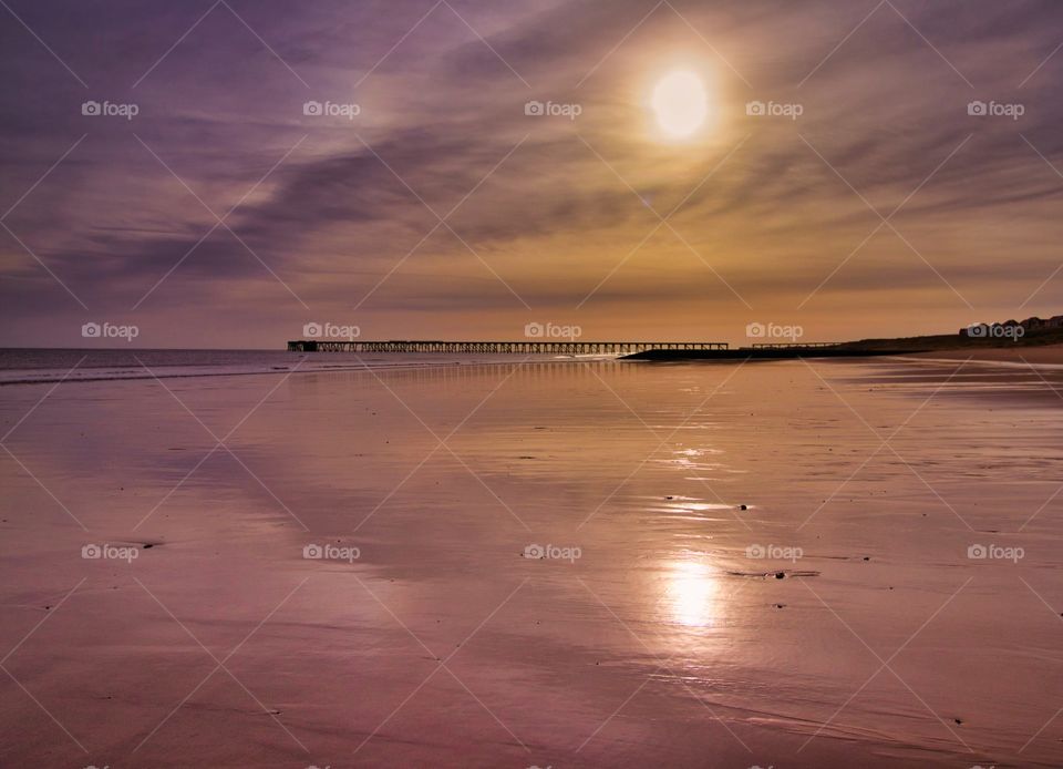 Sunrise at Steetley Pier